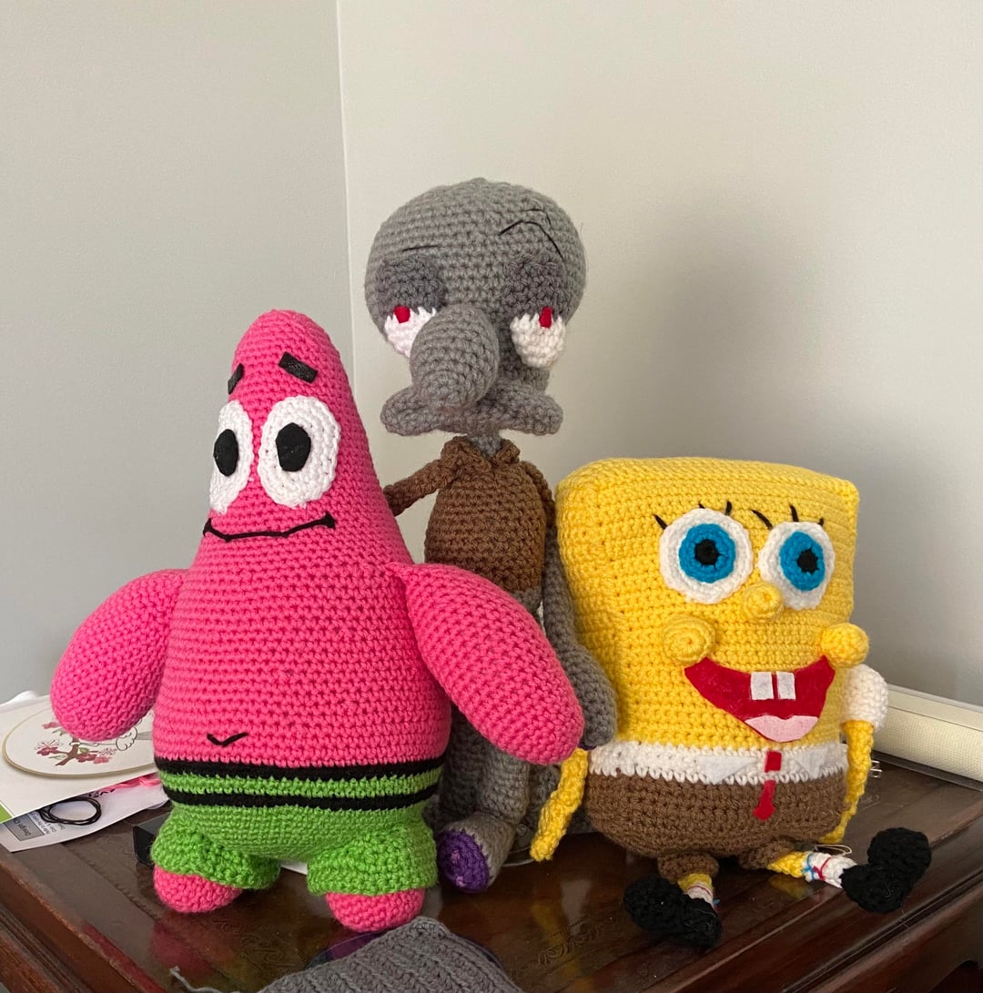 detailed crochet work